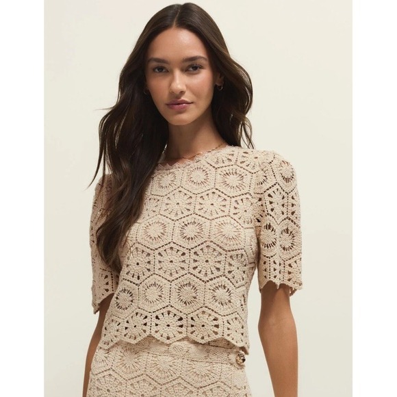 Z Supply Tops - Z Supply Raquel Lace Top MSRP $100 NWT Size M